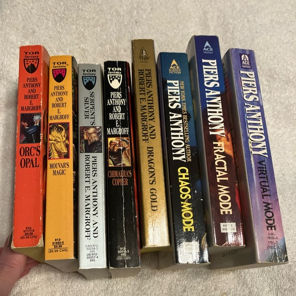 Lot 7-Piers Anthony Mode Series 3 Books, With Robert Margroff 5 Books PB - Picture 3 of 6